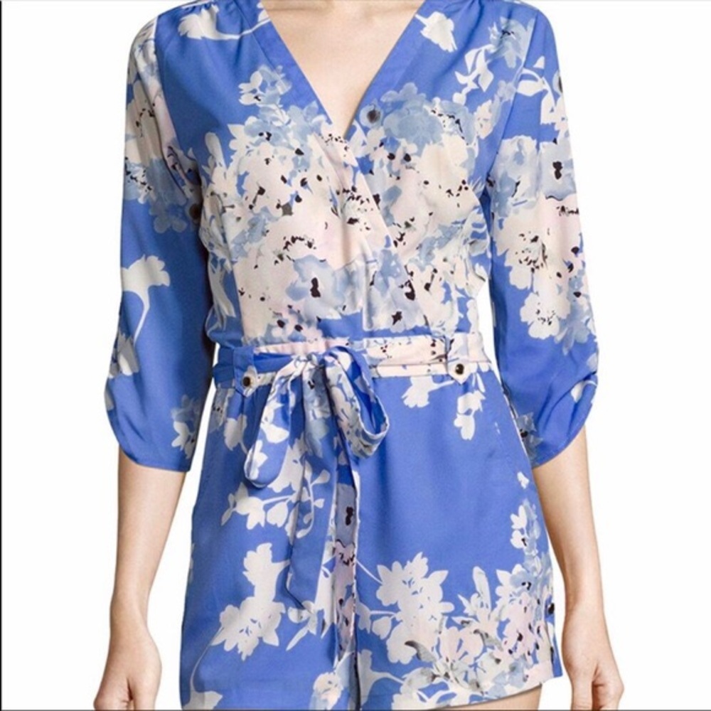 Yumi Kim Liz Romper in Light Blue